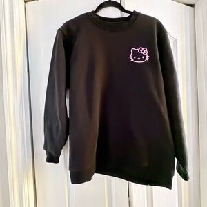 Hello Kitty Black Sweater with Pink Hello Kitty Design